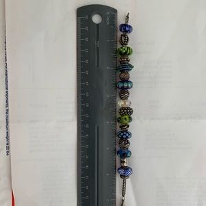 Sterling Silver Trollbead Bracelet